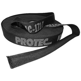 Tompkins Industries 039-NHS225-25 Nylon Protective Hose Sleeve, 2.25" ID, 25' Length, Black