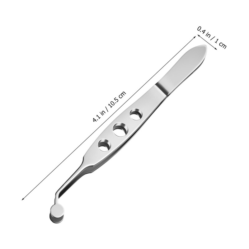VICASKY Eyelid Tweezers for Meibomian Gland Massage Precision Eye Stye
