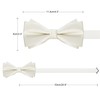 PACGOTH Bow Ties for Men, Men’s Pre-Tie Bow Tie Satin