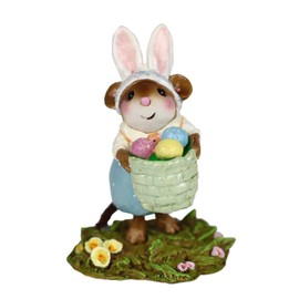Wee Forest Folk M-719b Hoppy Easter Boy - Blue (New 2022)