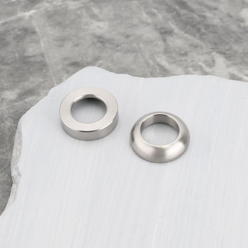 ECSiNG 8 Pieces M6 Titanium Concave Washer Convex Washer 12