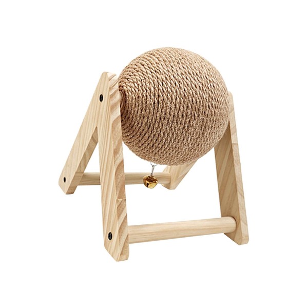 kowaku Rabbit Scratch Toy, Bunny Scratcher with Bell, Durable Scratch