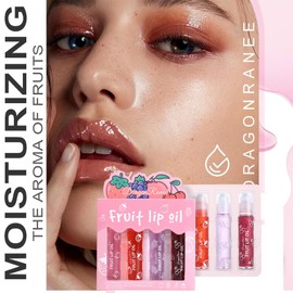 Bekoeen Roll On Lip Gloss for Teen, Fruity Flavors Moisturizing Lip Stain,Kids Lip care,Non Toxic,riendly, Party Gift