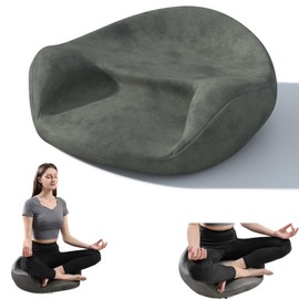 UTJZIB Meditation Cushion & Floor Pillow Seat - No More Numb Legs Comfortable Memory Foam Sitting for Adult, idea for Reading, Yoga.