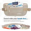 Travel Money Belt for Men Women RFID Blocking Concealed Waist