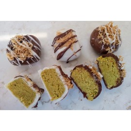 Bliss Lane Sweets Dubai Chocolate Bar Truffles! Crunchy Knafeh & Pistachio Buttercream!!