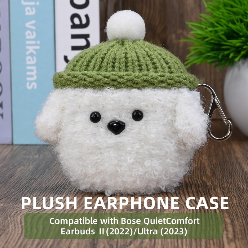 Plush Case Cover Compatible with Bose QuietComfort Earbuds II (2022)