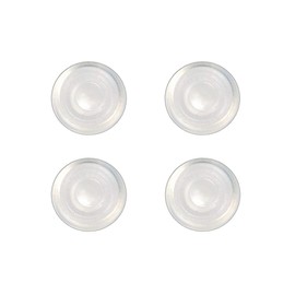 Locator Genuine Original Replacement Male Retention Inserts Caps, Standard, Clear 5.0 lbs (4-Pack)