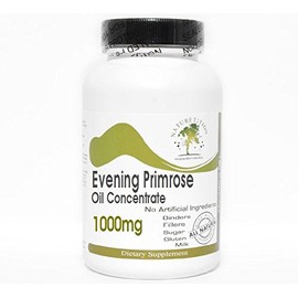 Naturetition Supplements Evening Primrose Oil Concentrate 1000mg ~ 200 Capsules - No Additives