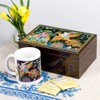 Natural Firebird Wooden Tea Bag Organizer and Storage Box 8.7