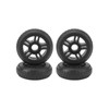 4Pcs Luggage Wheels 360 Degree Rotation Quiet Operation Replacement Universal