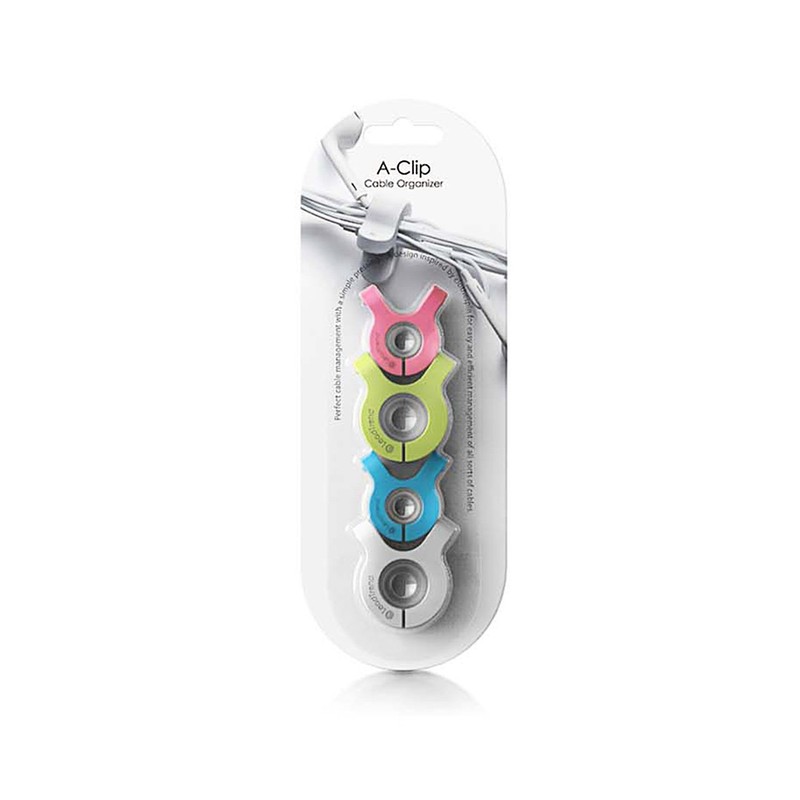 Sanwa Direct 200-CA025 Cable Clip, Earphones, Cord Storage, Magnets, Pack