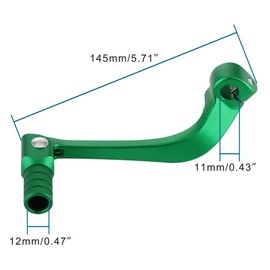 GOOFIT Green Gear Shift Lever Aluminum Alloy Shift Foldable Foot Shifter Replacement for Most of Motorcycle ATV CRF110 110CC 50cc 70cc 110cc 125cc PitBike Quad Dirbike