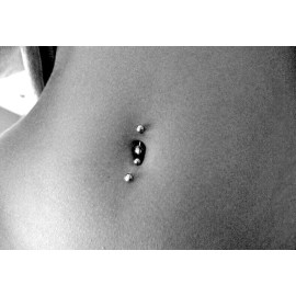 Unbranded 5 pc Lot 14G 3/8" 5MM CZ GEM CURVED BARBELL NAVEL BELLY BUTTON EYEBROW RING STUD - Aqua