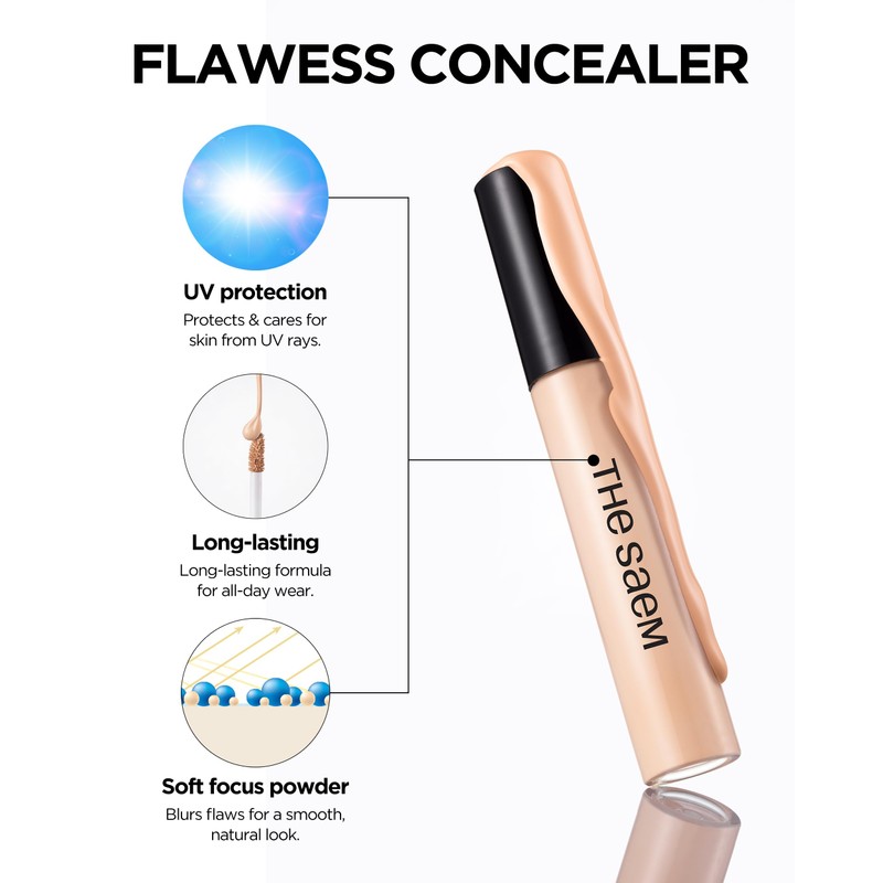 THESAEM Cover Perfection Tip Concealer SPF28 PA++ 6.5g # Brightener