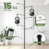Zononoca Tension Rod Plant Stand, Plant Poles for Hanging Plants
