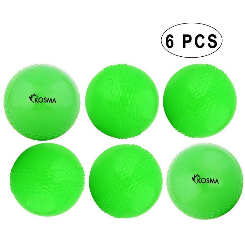Kosma Pack of 6 Windball Cricket Ball |Indoor & Outdoor