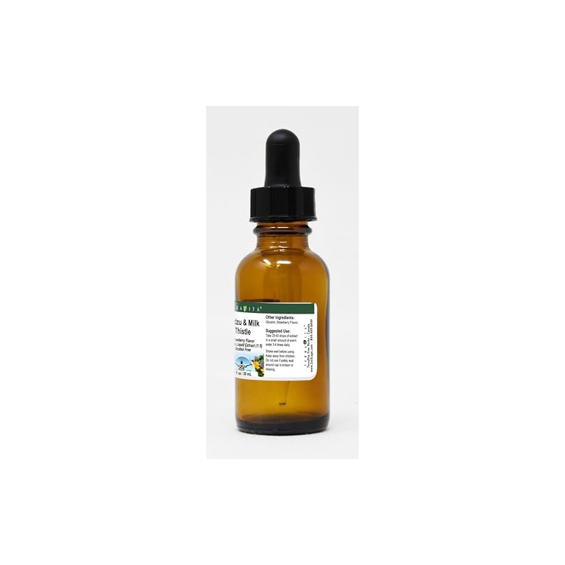 Terravita Kudzu & Milk Thistle Glycerite Liquid Extract (1:5) -