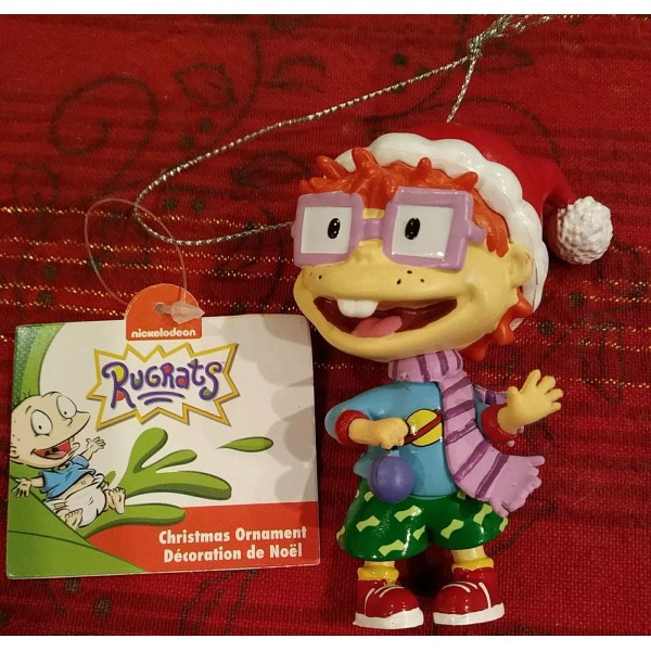 Nickelodeon RUGRATS Chuckie Christmas Holiday Ornament 3.5" NEW