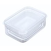 Lustroware Micro Clear Transparent Food Storage Containers with Lids –