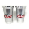 Coors Light Metal Aluminum 22 Ounce Cups - Set of