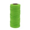 Green 328 Feet Mason Line, Braided Brick Line for Building,