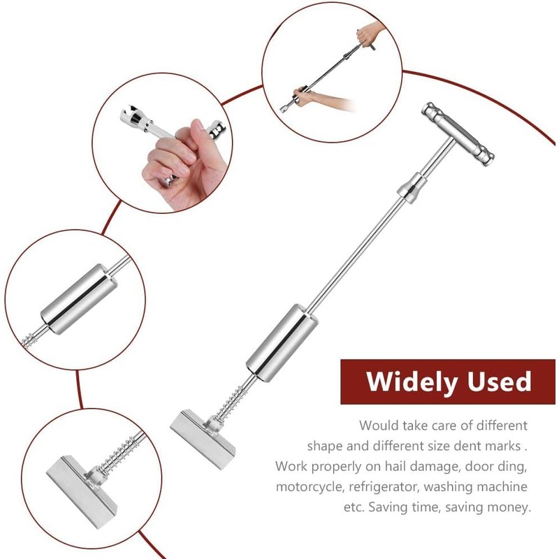 Manelord Car Dent Puller - Dent Remover with T-bar Slide