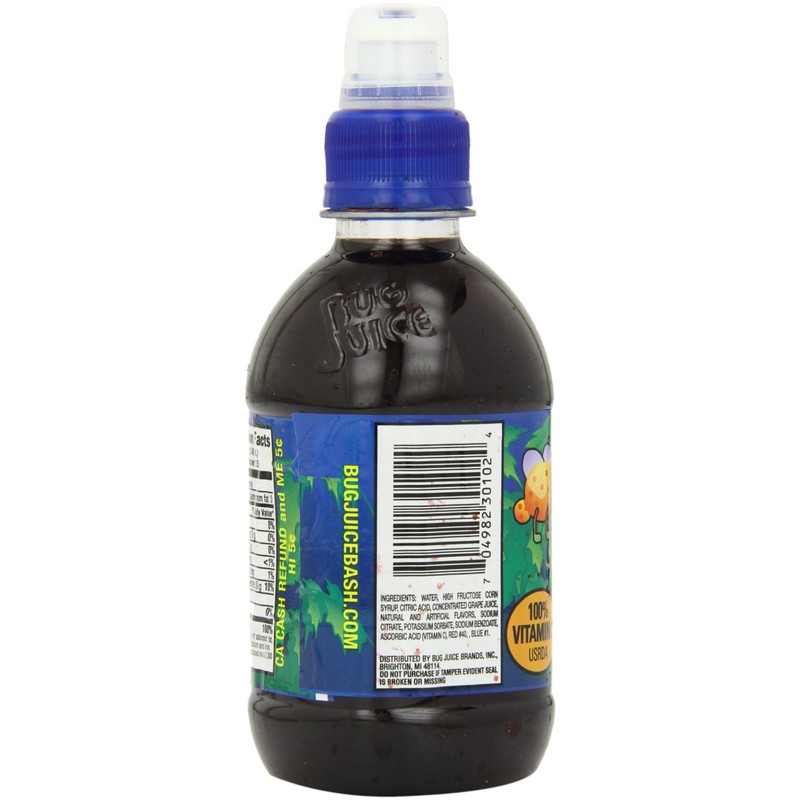 Bug Juice Grapey grape, 10 Fl Oz (Pack of 24)