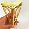 Hyever 6 Inch Gold Furniture Legs Heavy Duty Metal Furniture