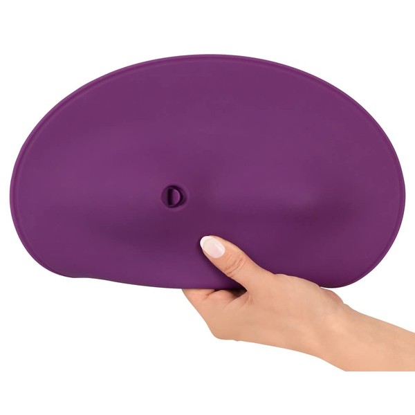 Vibepad 2 Stimulating Vibro Pillow for Women and Men, with Lick and Heat Function, Two Stimulation Waves, 7 Vibration Modes, Dark Purple