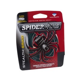 SpiderWire Stealth® Superline, Moss Green, 20lb | 9kg, 200yd | 182m Braided Fishing Line, Suitable for Freshwater and Saltwater Environments