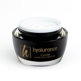 hyaluronce Caviar Luxury Face Cream 24h - Reichhaltige Feuchtigkeitsspendende Gesichtscreme für Trockene, Empfindliche Haut 50ml
