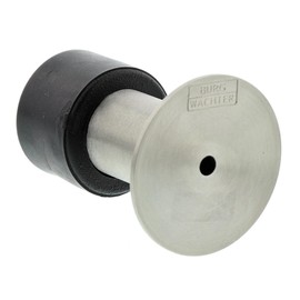 Burg-Wächter TSW 2365 Ni SB Wall Door Stop, Grey, Länge: 65 mm