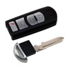 HQRP 2-Pack Remote Key Fob Shell Case Keyless Entry w/