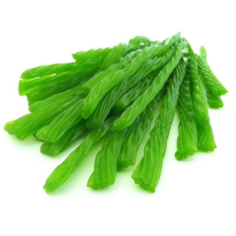 Green Apple Licorice Twists - Fat-Free Old Fashioned Gourmet Green