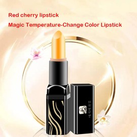 LEONTY Red cherry lipstick Magic Temperature-Change Color Lipstick Moisturizing Lipstick Long Lasting for men and women