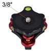 MiniGlypture LP-64 Precision Leveling Base Tripod Head Plate with 3/8