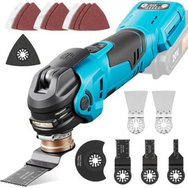 Updated Cordless Oscillating Multi-Tool, Brushless Oscillating Tool Kit, Max 22000 OPM 5 Variable Speed, 3.6° Oscillation Angle, Oscillating Saw for Cutting, Nailing, Scraping, Sanding (Tool Only)