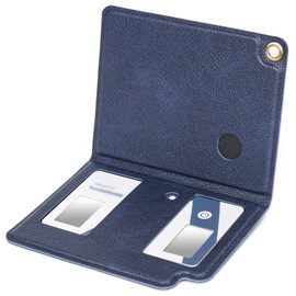 MGZNMTY Portable Hard Travel Case for AliveCor Kardia Mobile Card Heart Rate Monitor/Kardiamobile Card Personal EKG Monitor Devices (Case Only)(Navy Blue)