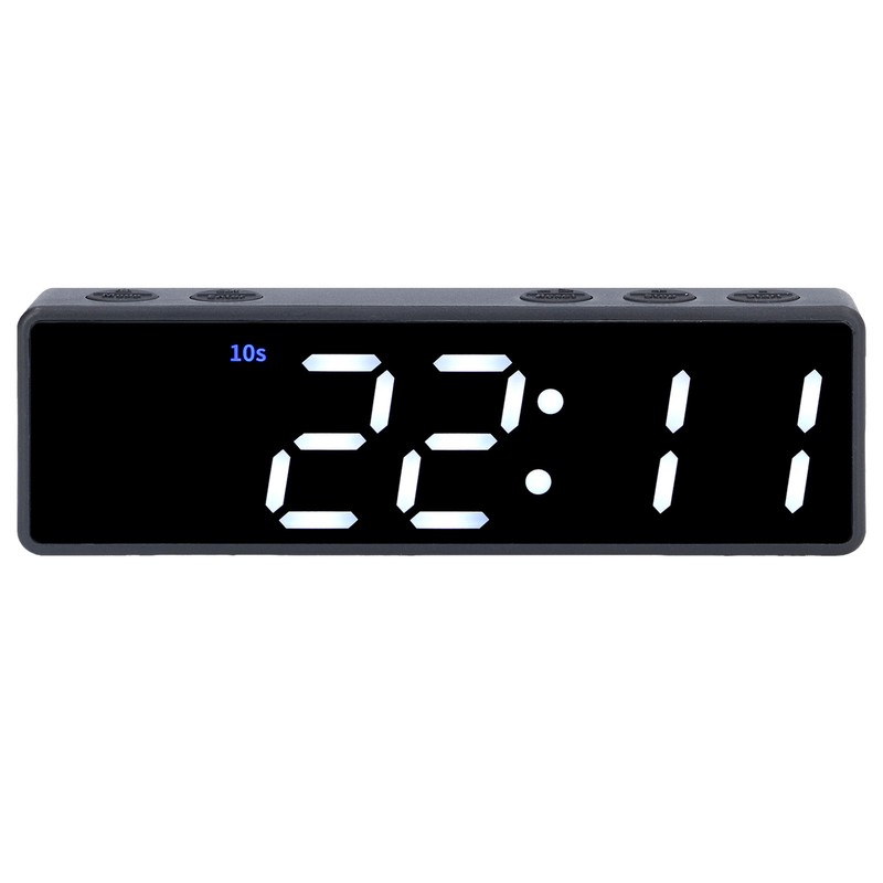 Training Timer LED Digital Timer Multifunctional Electronic Desktop Clock for