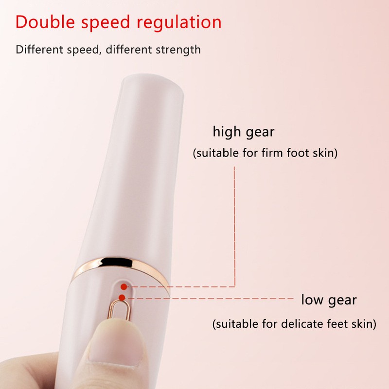 Electric Callus Remover Electric Foot Care Pedicure Set LED Rechargeable