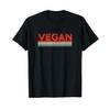 Vintage und Retro Style fr Veganer Vegan Retro Lettering on
