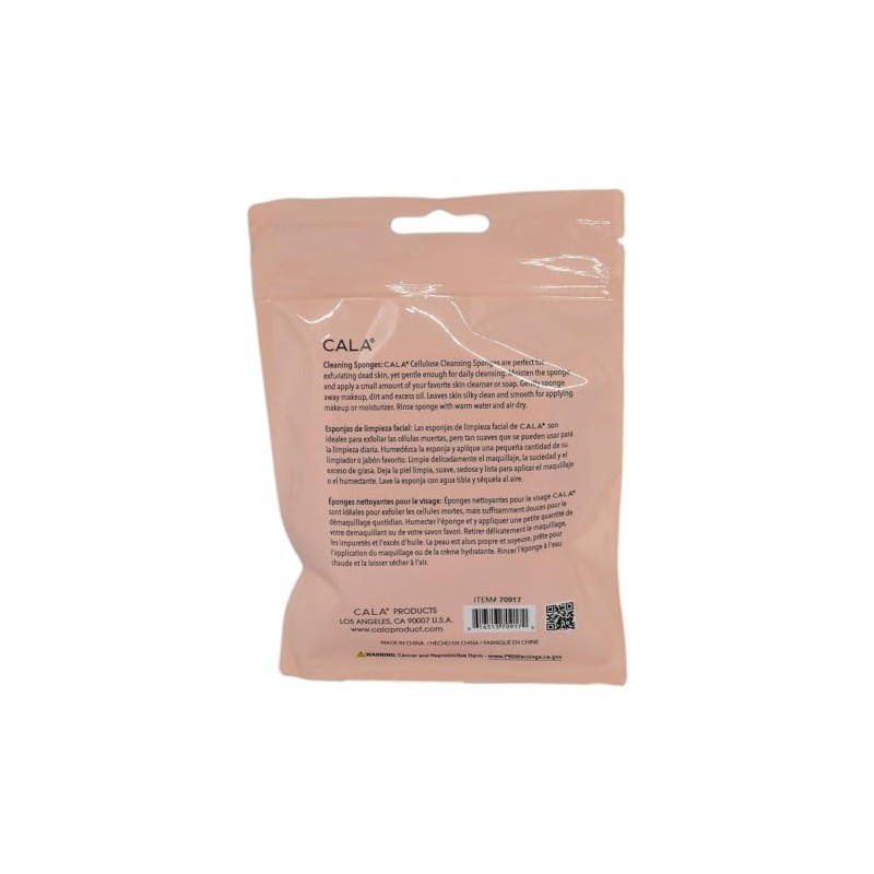 Cala. Cellulose Cleansing SPONGES (2 PCS) Esponjas Limpiadoras