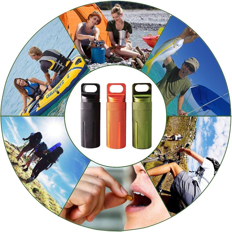 Ccanku C20 EDC Waterproof Case Military Level Survival Pill Match