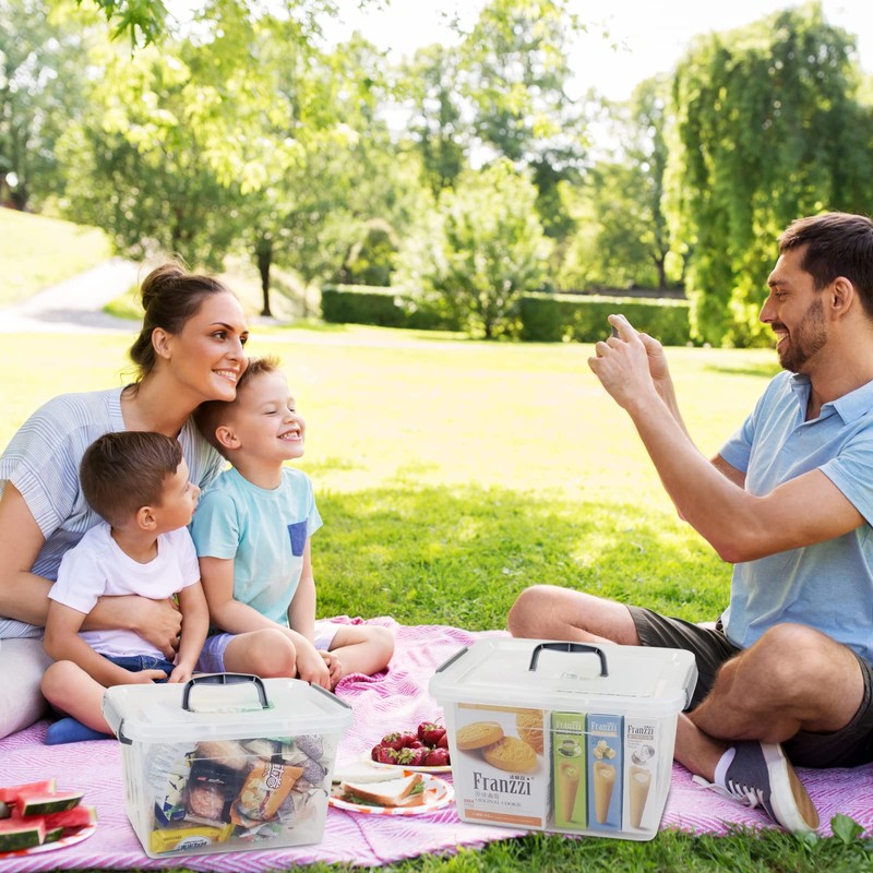 Ggbin Caja de Almacenamiento de 12 Cuartos y 6 Cuartos