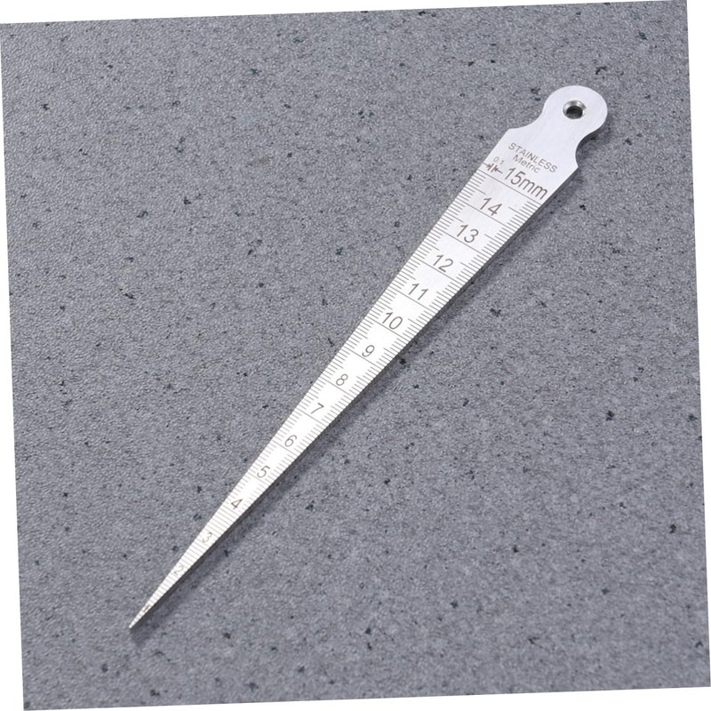 KONTONTY 15mm Taper Gauge Heavy Duty Stainless Taper Welding Measurement