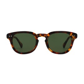 LJCZKA Retro Round Sunglasses for Men Women Vintage Small Circle Sunglasses Classic Unisex Trendy Shades UV400 Protection (Leopard Green)
