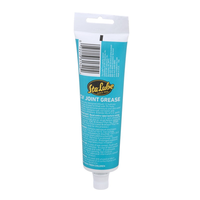 Sta-Lube Constant Velocity (CV) Joint Grease SL3174-4 Wt. Oz. Tube,