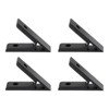 PATIKIL 45 Degree Angle Corner Brackets, 4Pcs 2.32x0.55 Inch Aluminum