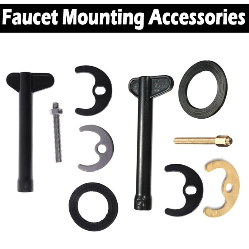 2 Sets Faucet Fixing Tool, Basin Monobloc Mixer Tap Fixing
